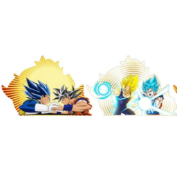 STICKER 3D - VEGETA DRAGON BALL SUPER